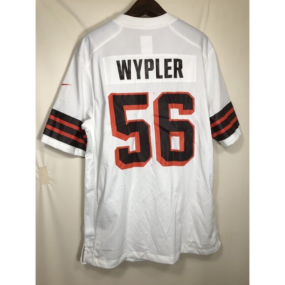 Men's Nike Luke Wypler White Cleveland Browns Team Game Jersey Size Large - Picture 1 of 7